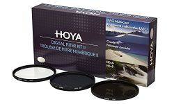 Hoya 52mm (HMC UV/Circular Polarizer / ND8) 3 Digital Filter Set with Pouch