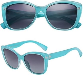PolarSpex Cat Eye Sunglasses for Women - Trendy & Polarized Oversized Womens Sunglasses - Fashionable Shades for Women