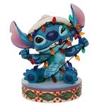 Disney Traditions Stitch In Lights Figurine