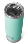 YETI Rambler Tumbler, Vaccum Insulated Stainless Steel Tumbler with Magslider Lid, Seafoam, 20 oz (591 ml)