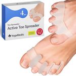 YogaMedic Bunion Corrector Toe Separators for Fast Pain Relief - Orthopedic Bunion Toe spacers Spreader to Correct Toes