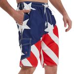 Mens Swimming Trunks Swim Trunks Quick Dry Swim Shorts with Mesh Lining Funny Swimwear Bathing Suits, Usa American Flag, M