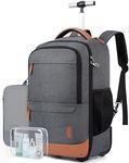 BAGSMART Rolling Travel Backpack, W