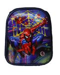 Clastik School kids bag backpack 3D Effect Embossed11 Inches Suitable Up to 2-5 Years (playschool, kindergarten, travel/picnic bag (Spiderman)