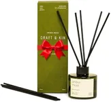 Craft & Kin Fall Reed Diffuser Set Amber Moss, Reed Diffusers for Home, Fragrance Diffuser Sticks, Oil Diffuser Sticks, Oil Diffuser with Sticks, Reed Diffuser for Men