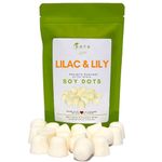 LILAC & LILY Wax Melts Soy DOTS- Made in Canada-200+ hours Scented aromatherapy -Wax tarts reduce odors-Eco Responsible Rice Paper Pouches reduce plastic-Use in your favourite candle wax melter