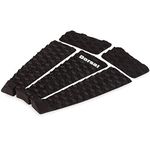 DORSAL Surfboard Traction Pads Five 5 Piece with Tail Block Standard Black