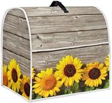 HUISEFOR Stand Mixer Cover Compatible with Kitchen Aid Mixer, Cute Sunflower Kitchen Appliance Dustproof Covers with Accessories Pockets, Fits All Tilt Head & Bowl Lift Models Mixers