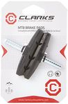 Clarks MTB/Hybrid V-Brake Pads Cantilever Post Type, Black, 70 mm