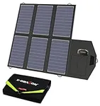 X-DRAGON 40W Monocrystalline Foldable Solar Panel Portable Charger (5V USB with Solar IQ + 18V DC) Waterproof Solar Panel for Laptop, Tablet, Cellphone, Laptops, Camping, Hiking, Travel (18V 40W)