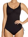 Fantasie Versailles Adjustable Leg Swimsuit Black Black 42F