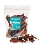 PawGang - Beef Jerky 200g - 100% Natural EU Sourced Treats for Dogs Puppies Young Adult Old Small and Large Dog - Tasty Air Dried Chews Snacks - Healthy Hypoallergenic - Low Fat Grain Free - BARF Raw