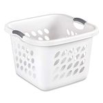 Sterilite, White 12178006 Laundry Basket, 19"