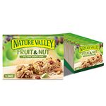 Nature Valley Fruit & Nut Apple, Raisin, Almond & Peanut Bars 4 x 30g (120g) (Pack of 8, total 32 bars), Beige