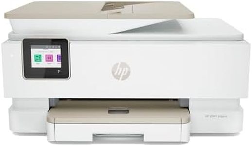 HP Envy Inspire 7955e Inkjet Printer All in One Wireless Printer Copy Scanners 2.7 Inch Touchscreen 15ppm Black 10ppm Color Phone Computer Wireless Printers for Home Use Office 1W2Y8A (Renewed Pemium)