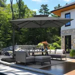 MFSTUDIO 9' x 12' Cantilever Patio 