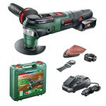 Bosch 603104071 AdvancedMulti 18 Cordless Multifunction Tool with 18 V Lithium-Ion Battery, Green