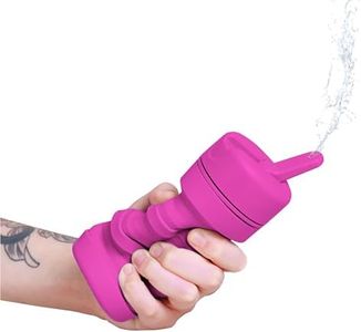 TUSHY Travel Bidet: Collapsible & Expandable for Discreet Portability | Refreshing Clean for Home, Camping, Outdoors & Travel (Helps Hemorrhoid Relief, Peri Bottle for Postpartum Care), Fuchsia Friday