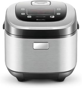 Breville the Rice Box Induction Rice Cooker, Brushed Stainless Steel, LRC800BSS