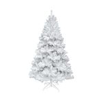 VEYLIN 6ft White Christmas Tree 700 Tips Artificial Tree with Metal Stand