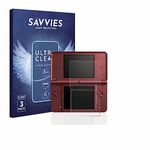 Savvies 6 Pack Screen Protector compatible with Nintendo DSi XL Protection Film Clear