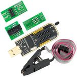 SOIC8 SOP8 Test Clip Flash IC Clips Socket Adpter Programmer BIOS with USB Programmer CH341A 24 25 Series Flash Module DIY Kit