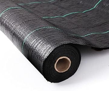 Instahut Weed Mat, 1.83 x 30m Weedmat Weeds Control Mats Barrier Matting Outdoor Greenhouse Garden Lawn Supplies, UV Resistant Fabric Woven Porous Surface Black