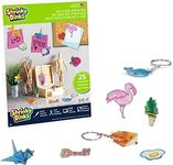 Just Play Shrinky Dinks Ruff n’ Ready Creative Pack, 25 Frosted White Sheets, Kids Arts and Crafts Activity Set