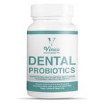 Dental Probiotics Advanced Oral Probiotics for Mouth Supplement - Bad Breath Treatment for Adults with BLIS K12 & BLIS M18-6 Billion CFU, Mint Flavour Chewable Oral Care Tablets - 60 Count