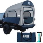 Niphean Truck Bed Tent 5.5ft-8ft for 2+1 People/Family, 2 Mins Fast Setup Inflatable Pickup Truck Tent, PU 3000mm Waterproof & High-Strength Windproof, Spacious Interior for Multi-Landscape