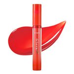 ETUDE Glass Rouge Lip Gloss Tint |Glossy Lipstick| Waterproof, Long lasting |Korean Makeup|Shade-RD301,Sunset Glow 5g