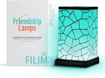 Friendship Lamp® by Filimin Classic - Best Friend Lamps Wi-Fi Touch Lamp LED Light for Long-Distance, Connection, Relationship, Friendship, Gifts, Love, 200+ Colors, App Setup - Single