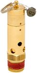 Control Devices SN Series Brass ASME Safety Valve, 200 psi Set Pressure, 1/2" Male NPT