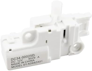 𝑵𝒆𝒘 DC34-00025D Washing Machine Door Lock Switch Fit for Samsung WW90K74150OX WW90K74150SC WW90K74150O WF45K6200AW/A2 WF45K6200AZ/A2, DC 12V