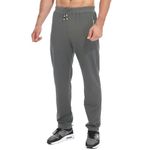 Tansozer Mens Joggers Tracksuit Bottoms Open Hem Cotton Sweatpants Jogging Pants Zip Pockets Grey L