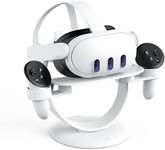 Careflection Stand for Meta Quest 3, Virtual Reality Glasses Holder, Virtual Reality Headset Charging Station, Stable Display Stand with LED Light for Meta Quest 3 (B)