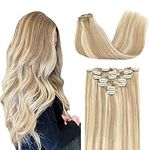 DOORES Hair Extensions Clip in Huma