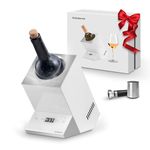 Wine Chiller Electric,Cobalance Wine Chillers Bucket for 750ml Red & White Wine or Some Champagne,Single Bottle Wine Cooler on Patio,Portable Iceless Chiller for Poolside Party,Gift Set for Wine Lover