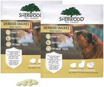 Sherwood Pet Health Treats for Rabbits, Guinea Pigs and Chinchillas. Low Sugar and Grain Free.