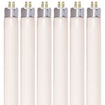 (Pack Of 6) F8T5/CW - T5 Fluorescent 4100K Cool White - 8 Watt - 12" Super Long Life Light Bulbs