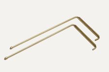 TREEMAISON Full Brass Dowsing L Rods Pair | Diameter-5 MM | for Energy Balancing | Vastu Correction |Space Clearing | yes-No Question Only 2 Rods