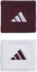 adidas Interval Reversible Wristband, Team Maroon/White/2, One Size