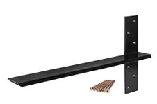 (2-Pack)Countertop Support Bracket,Free Hanging T Bracket,Solid Heavy Duty Knee Wall Hidden Granite Countertop Support Floating Shelf Bracket Hardware,Set of 2,18 Inch,DIY Projects,Screws Included