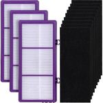 HAPF300AP Filter Compatible with Holmes AER1 HAPF300AP-U4 and Bionaire Air Filters: 3 HEPA + 9 Carbon Booster Filters