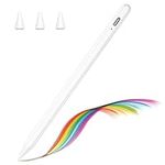 TQQ Pencil for iPad 2018-2024,Tilt Sensitivity iPad Pen with High Precision&Magnetic Attraction, Compatible with Apple iPad 10/9/8/7/6th Gen, iPad Pro 11"/12.9", iPad Mini 6/5th Gen, iPad Air 5/4/3th