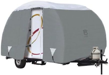 Classic Accessories 80-200-161001-00 Overdrive PolyPro III Deluxe Teardrop R-Pod Travel Trailer Cover, Fits Up To 20' Trailers