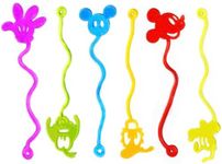 HUSPOO Mouse Sticky Hands, 36Pcs Mouse Party Favors Mouse Party Supplies Include Mouse Sticky Hands,Classroom Rewards，Carnival Prizes, Fun Stretchy Sticky Hands ,party favors for Best goodie bags