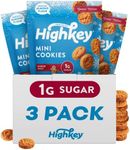 HighKey Gluten Free Ginger Spice Cookies - Keto Snack No Sugar Low Carb Snacks Foods Diet Friendly Food Healthy Cookie Dessert Treat Sweet <1g Sugar Ginger Snaps 2.0oz 3Pack