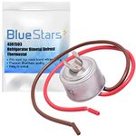 4387503 Bimetal Defrost Thermostat Replacement Part Part by Blue Stars - Exact Fit for Whirlpool Kenmore Refrigerator - Replaces WP4387503 AP6009317 PS11742474