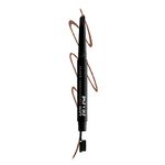 NYX PROFESSIONAL MAKEUP Fill & Fluff Eyebrow Pomade Pencil, Auburn, Blonde, Pack of 1 (0800897188030)